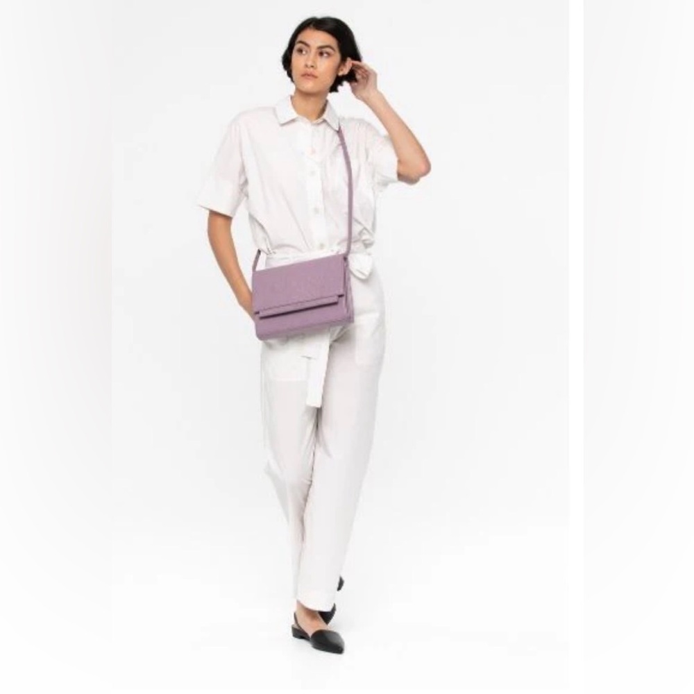 Matt & Nat Burgundy Crossbody Clutch Bag